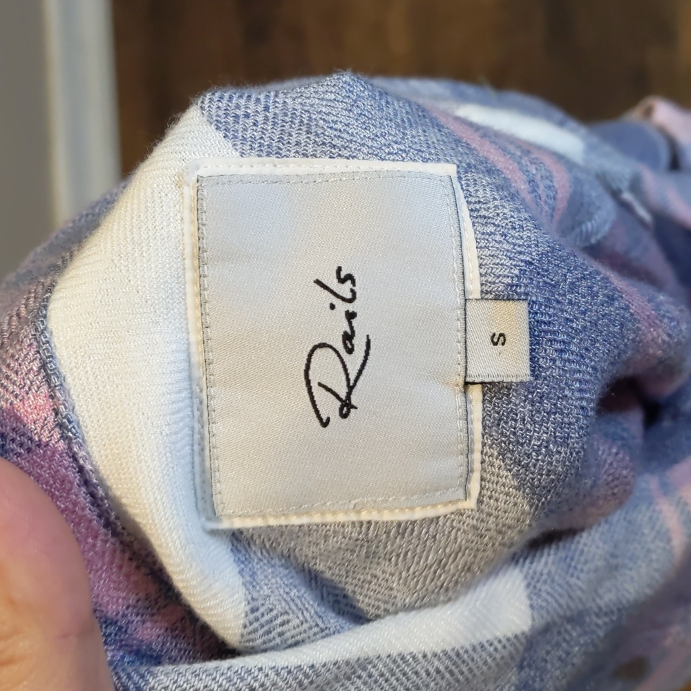 Rails Super Soft Plaid Button Down Shirt - image 5